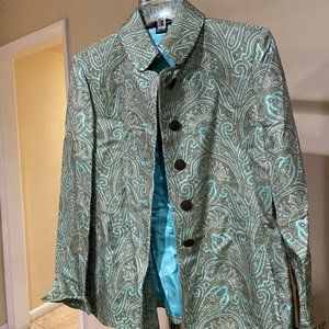 Patterned blazer